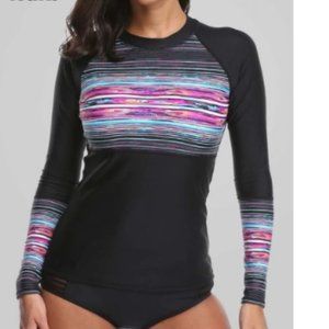 Woman's long sleeve Rash Guard (NOTE COLOR INFO)